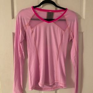 Pink running top lululemon